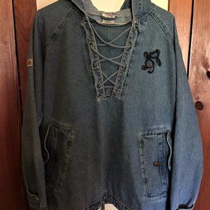 Disney Store Winnie the Pooh Women's Denim Hoodie